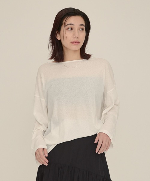 tシャツ 「eL」Sheer Loose Tee LS/100528 レディース | ブランド登録なし | 15
