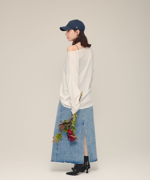 tシャツ 「eL」Sheer Loose Tee LS/100528 レディース | ブランド登録なし | 04