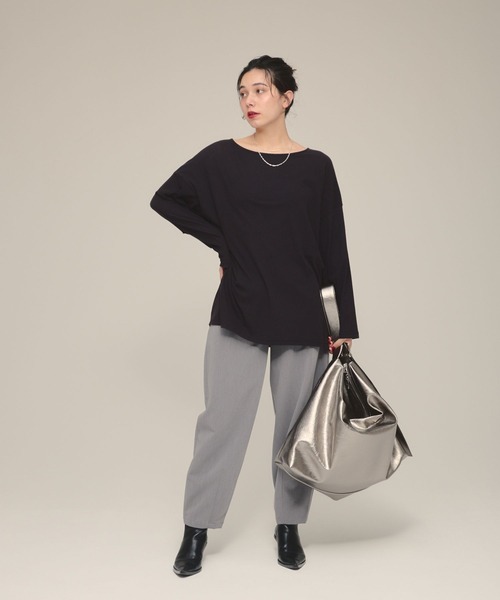tシャツ 「eL」Sheer Loose Tee LS/100528 レディース tシャツ 「eL」Sheer Loose Tee LS/100528 レディース