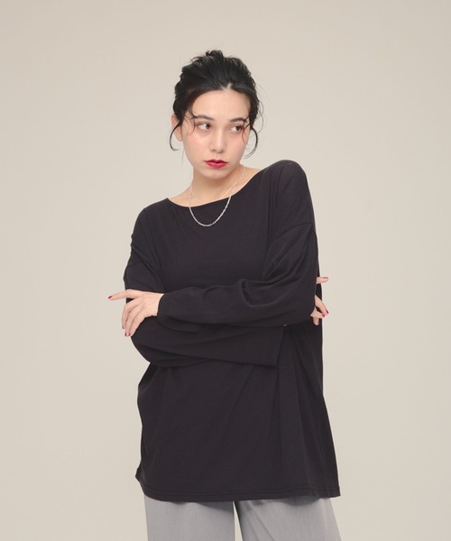 tシャツ Tシャツ レディース 「eL」Sheer Loose Tee LS/100528｜zozo｜19