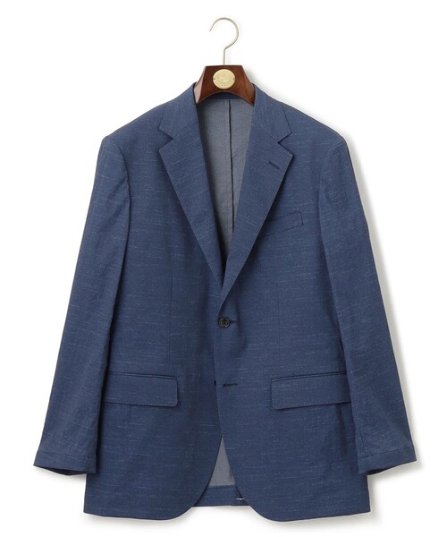 極美品 J.PRESS 23SS リネンキャブリック ジャケット XL ネイビー KING SIZE】【MECHANICAL】【セットアップ対応 / 超軽量 / 清涼感