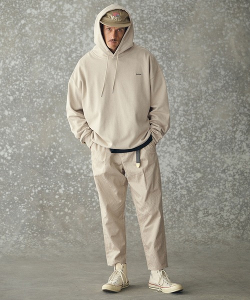 THEOREM パーカー mpa3425- One Point Embroidered Laidback Hoodie 