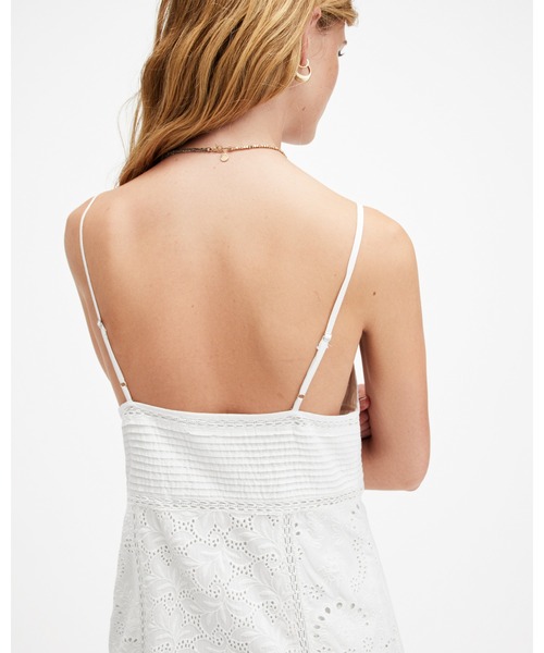 ワンピース DAHLIA DRESS ALLSAINTS ワンピース DAHLIA EMBROIDERED BRODERIE MAXI DRESS