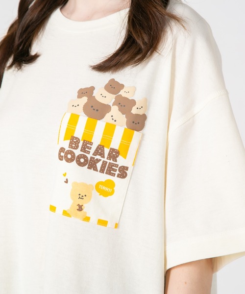 JEANS MATE tシャツ 「LIVERY/ライブリー」 クマ クッキー半袖T