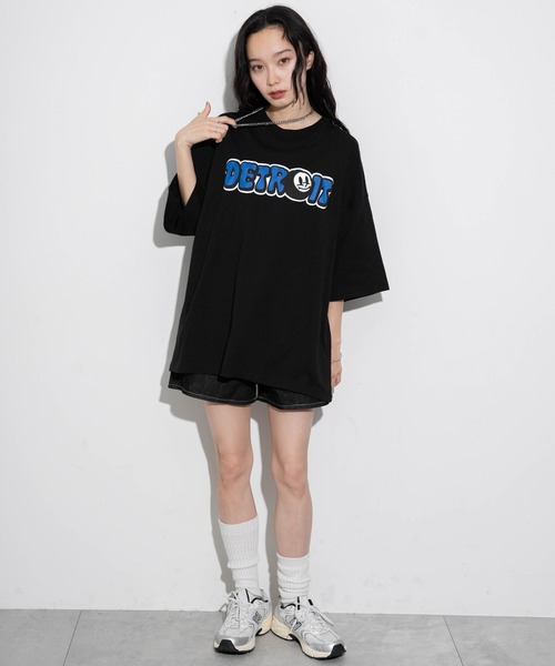 WEGO tシャツ WEGO/アクセ付きグラフィックT メンズ レディース