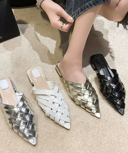 SUITROOM●メッシュサンダル ミュール ２COLOR 0442 メッシュサンダル(2color) | ファッション通販サイト NUGU