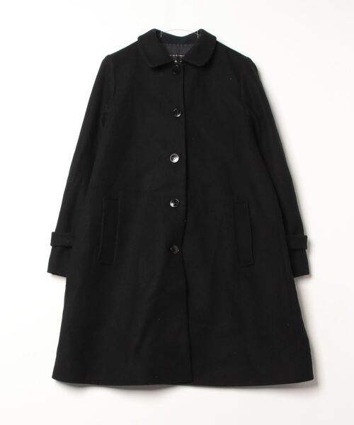 To b. by agnes b.」 ステンカラーコート 38 ブラック レディース 