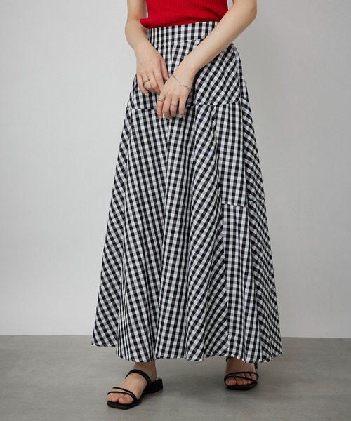 seventen オックススカート　ギンガムチェック　S 30％off】オックススカート(チェック) - seventen
