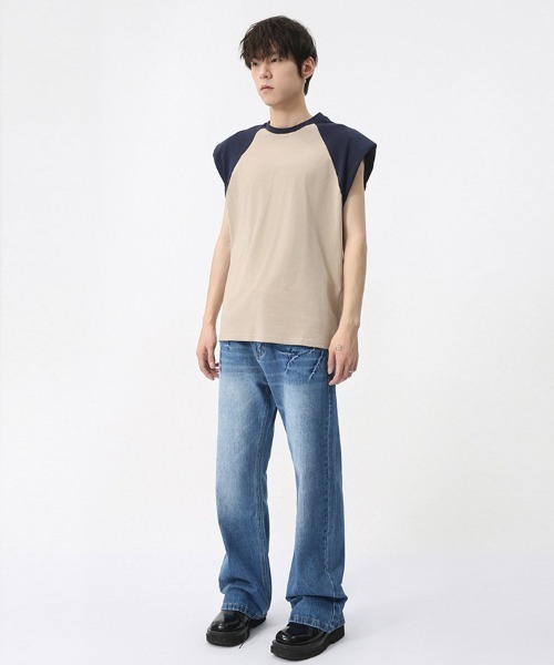 Ressaca（レサーカ） tシャツ オーバーサイズ ショルダーパッド