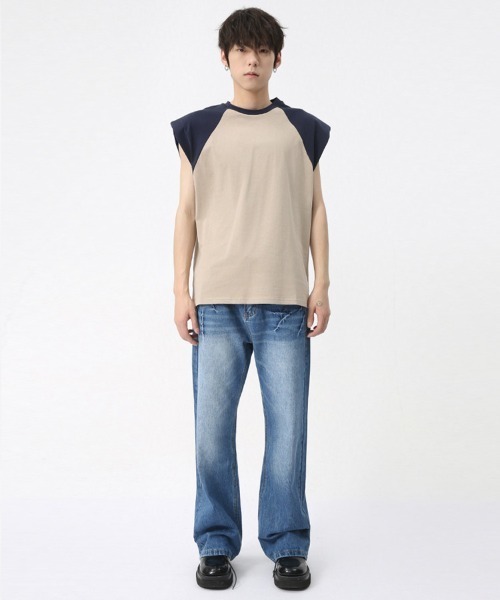 Ressaca（レサーカ） tシャツ オーバーサイズ ショルダーパッド