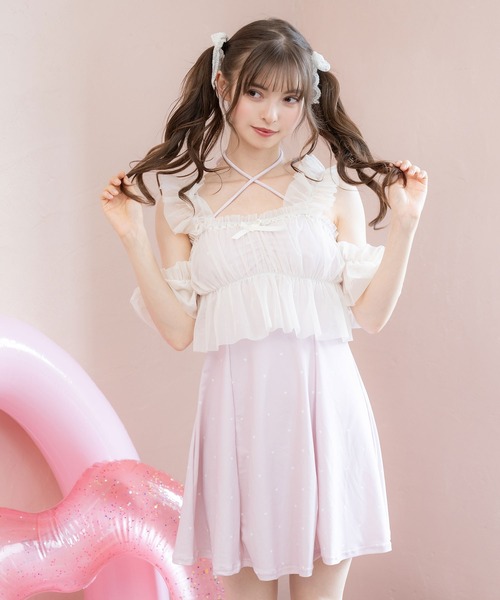 キレイ美品✨MONNALISA✨可愛くて上品♥️ワンピース 2点♡お