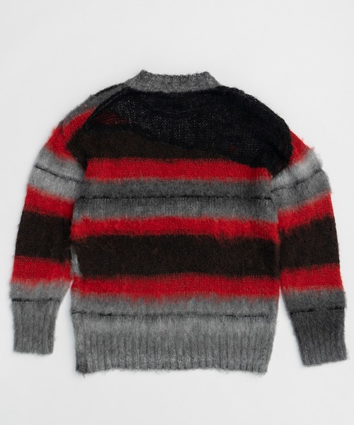 【美品】ボーダー　ニット PRANK PROJECT（プランクプロジェクト） ニット セーター モヘア