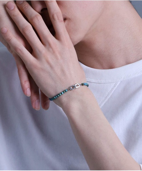 【即発】LION HEART ブレスレット メンズ ラック ビーズ SV925 LION HEART ブレスレット LH T.H.R ラックビーズブレスレット
