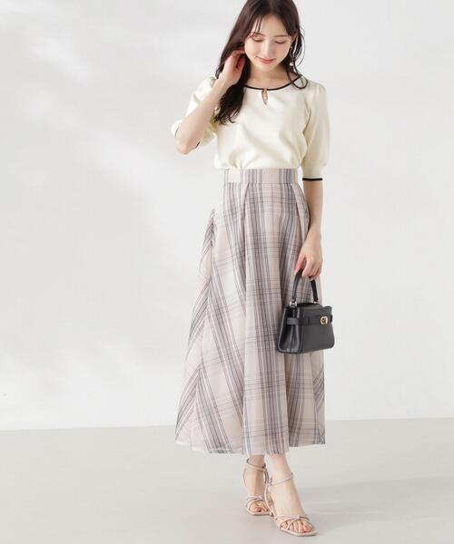 Proportion Body Dressing❤︎チェックベルトトレンチスカート プロポーションボディドレッシング PROPORTION BODY DRESSING