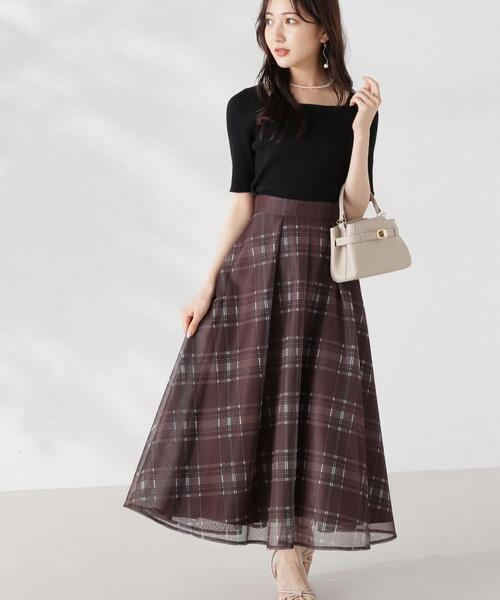 DEICY チェック 人気スカート DEICY スカート チェックフレアスカート : ZOZOTOWN Yahoo!店