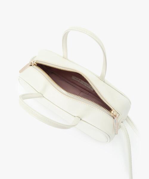 To b. by agnes ハンドバッグ レザーミックスマルチポシェット