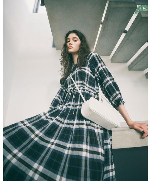 To b. by agnes ハンドバッグ レザーミックスマルチポシェット