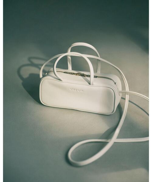 To b. by agnes ハンドバッグ レザーミックスマルチポシェット