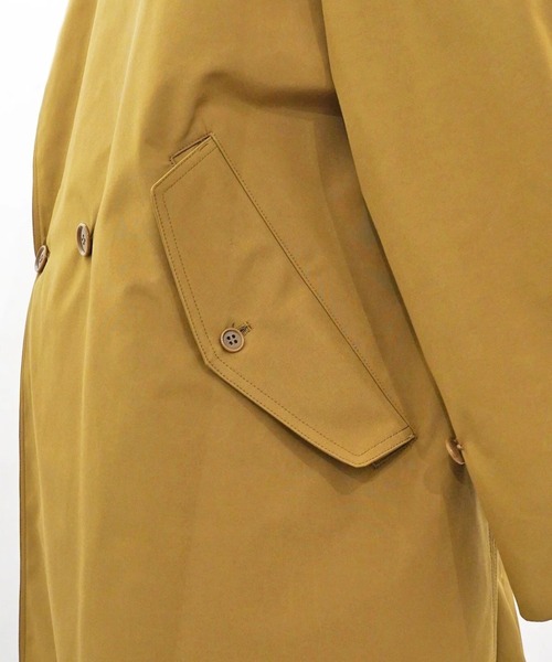 トレンチコート コート 「VOAAOV」 RECYCLE T/C WETHER Trench Coat メンズ レディースの画像