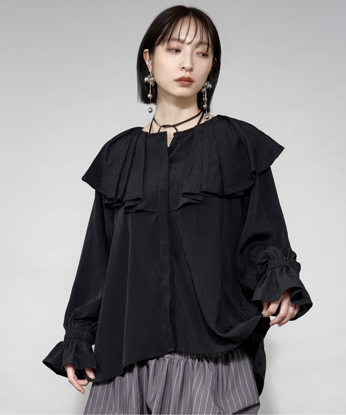 新品★Ezick Color belt teddy ボアコート　チャコールグレー 𝐄𝐳𝐢𝐜𝐤 | 【New arrival 9/21(thu)12:00〜】 ⚫︎ Color
