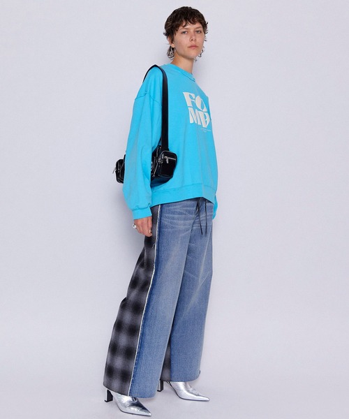 MAISON SPECIAL ジーンズ デニム デニムパンツ Plaid Pattern