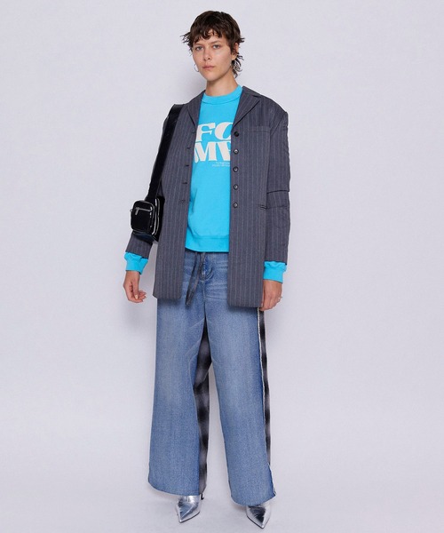 MAISON SPECIAL（メゾンスペシャル）チェックバイカラーデニム MAISON SPECIAL（メゾンスペシャル）の「Plaid Pattern Bicolor