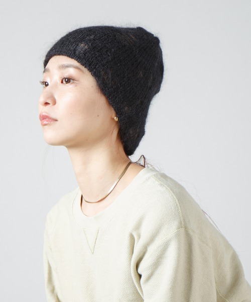 RACAL（ラカル） ニット帽 ニットキャップ Ripped Mohair Wool Layered