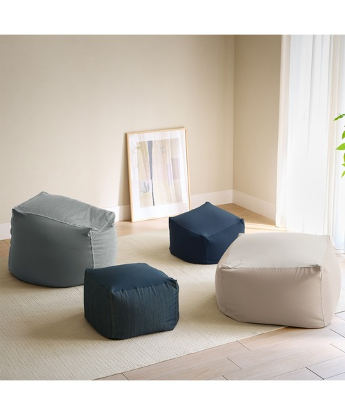 無印良品（MUJI） 家具 体にフィットするソファ用綿デニムカバー 小