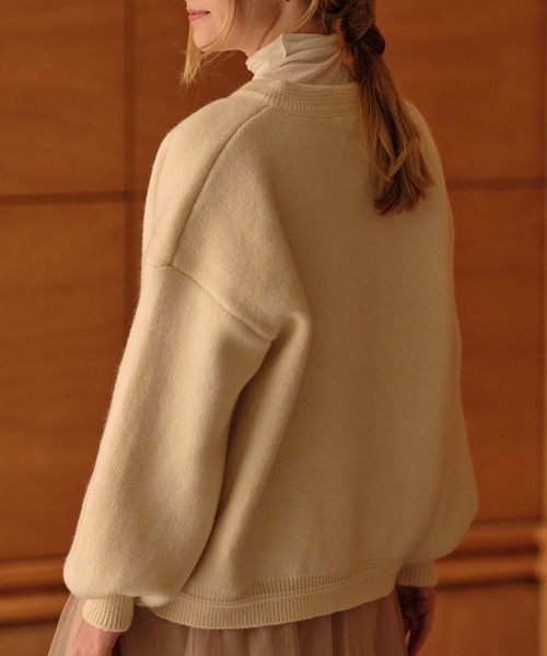 トキドキ ジャケット ノーカラージャケット ノーカーラーヒップまで