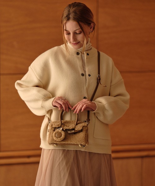 トキドキ ジャケット ノーカラージャケット ノーカーラーヒップまで