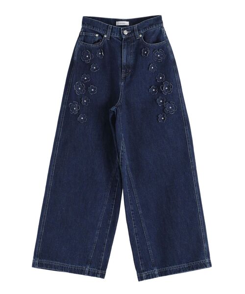 CALNAMUR（カルナムール） ジーンズ デニム デニムパンツ 3D FLOWER