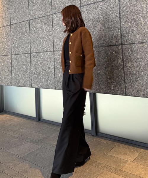 INTER FACTORY パンツ Ran - 2タックワイドパンツ made in