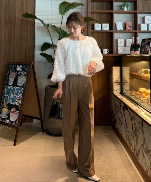パンツ Ran INTER FACTORY パンツ Ran - 2タックワイドパンツ made in