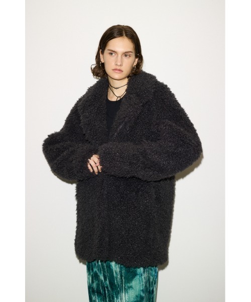 THROW by SLY コート アウター F/FUR TAILOR COAT フェイクファー