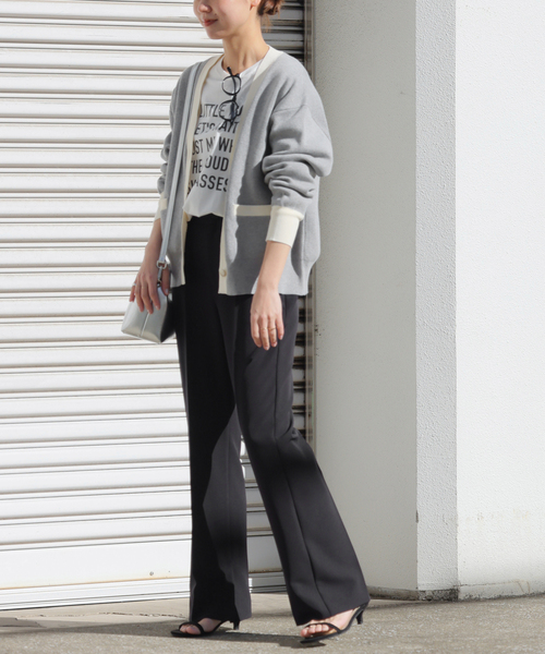 JOURNAL STANDARD relume スラックス パンツ ダブルクロスフレア