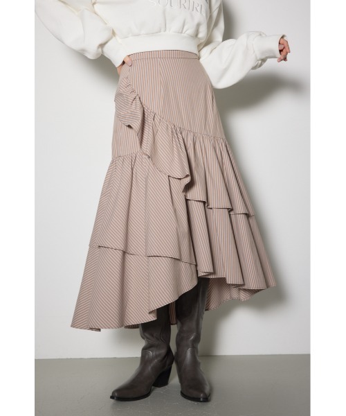 rienda（リエンダ） スカート ボリュームティアードスカート