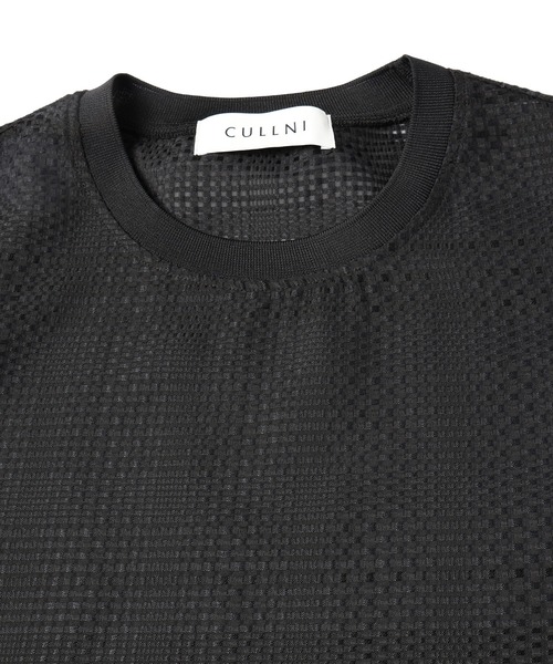 トップス cullni check pull over CULLNI ONLINE / Sheer Check Cloth Drawstring Pullover