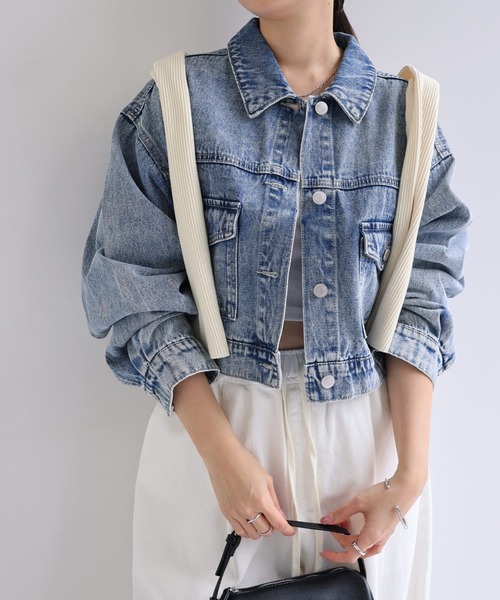 andme（アンドミー） デニムジャケット gジャン オーバーサイズ