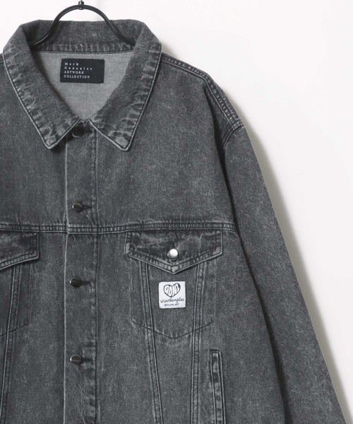 Mark Gonzales デニムジャケット gジャン MARK GONZALES ARTWORK