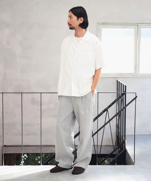 B：MING by BEAMS シャツ ambiance / Cotton Rayon open