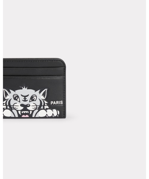 レザーカードホルダー KENZO カードケース 'KENZO Varsity' レザー カード ホルダー