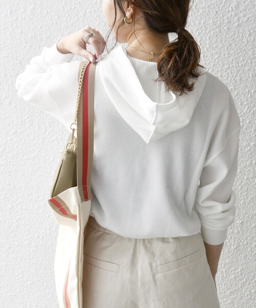 「SHIPS any」 プルオーバーパーカー ONE SIZE グレー レディース SHIPS any 「SHIPS any」 プルオーバーパーカー ONE SIZE ライト