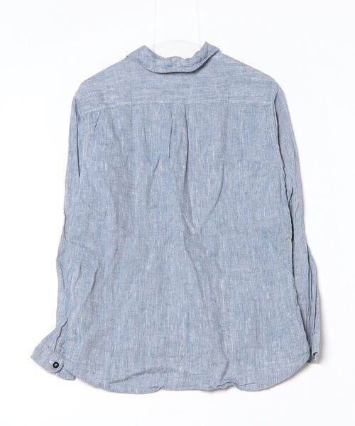 [GARMENT REPRODUCTION OF WORKERS] длинный рукав блуза 1 голубой женский 