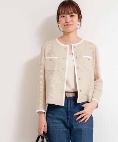 NOLLEY'S Sophi ジャケット ノーカラージャケット