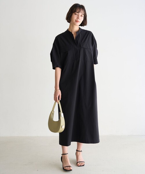 【pink】訳あり新品アンフィーロFINE MOVE サッシュワンピース UNFILO ワンピース 「UVケア/撥水」FINE MOVE サッシュ