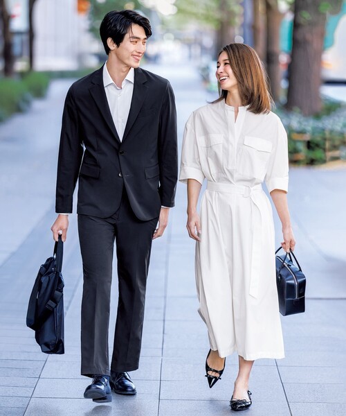 【pink】訳あり新品アンフィーロFINE MOVE サッシュワンピース UNFILO ワンピース 「UVケア/撥水」FINE MOVE サッシュ
