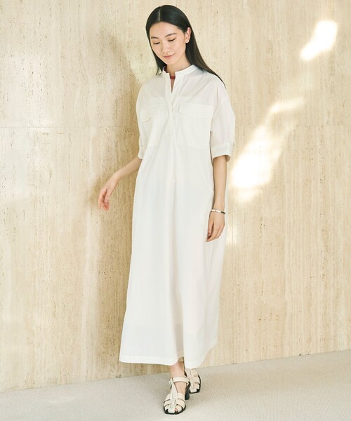 【pink】訳あり新品アンフィーロFINE MOVE サッシュワンピース セール】 【接触冷感/UVケア/撥水】FINE MOVE 2WAYワンピース