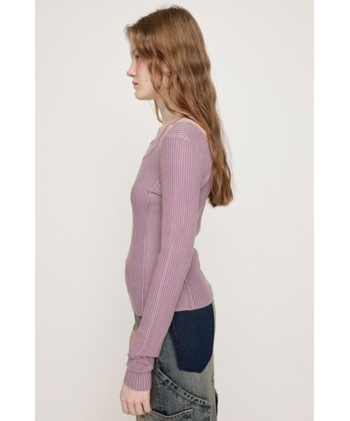 SLY ニット セーター LAYER WASHED KNIT TOPS レイヤー