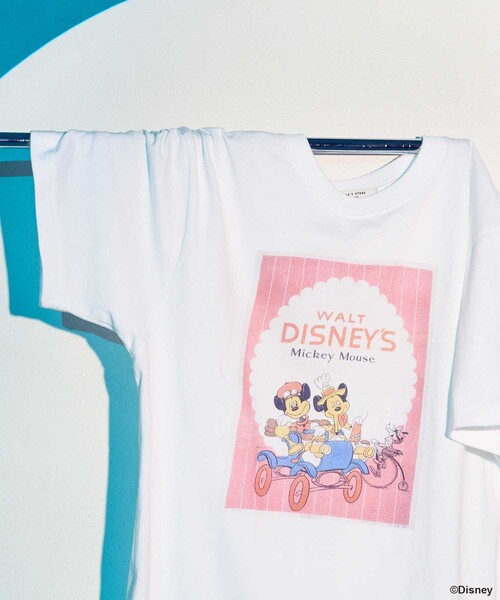 tシャツ 「DISNEY」 ムービーポスター バックプリントTシャツ/ディズニー/ポスターTシャツ レディース FREAK'S STORE tシャツ 「DISNEY」 ムービーポスターフロント