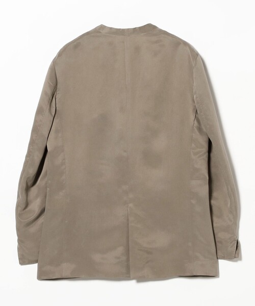 Demi-Luxe BEAMS リネン テーラードジャケット キャメル 36 Demi-Luxe BEAMS ジャケット テーラードジャケット ダブル